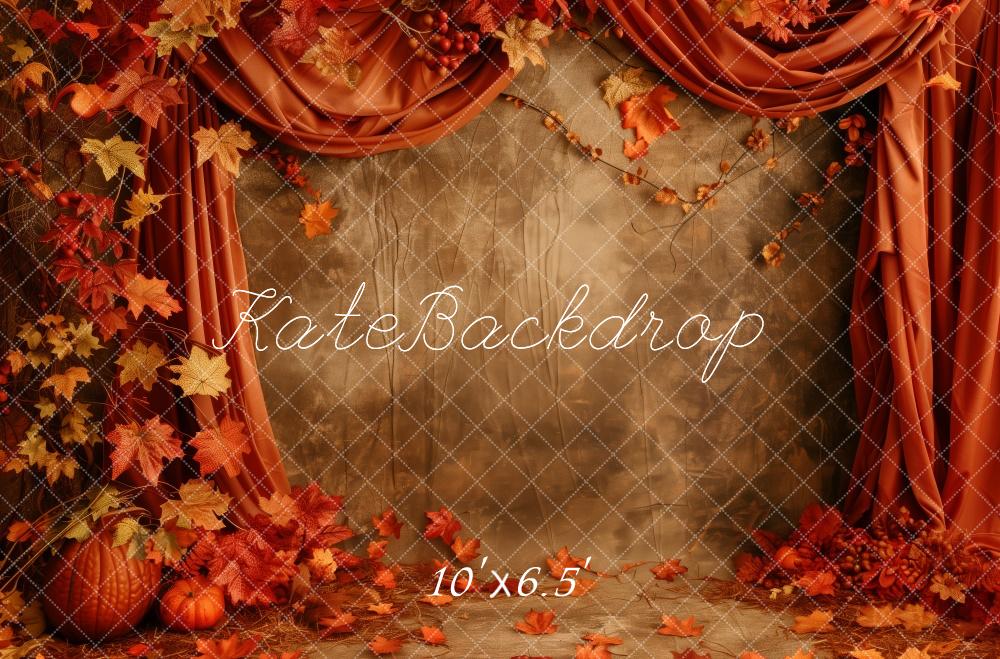 Autumn Harvest Rustic Draped Backdrop