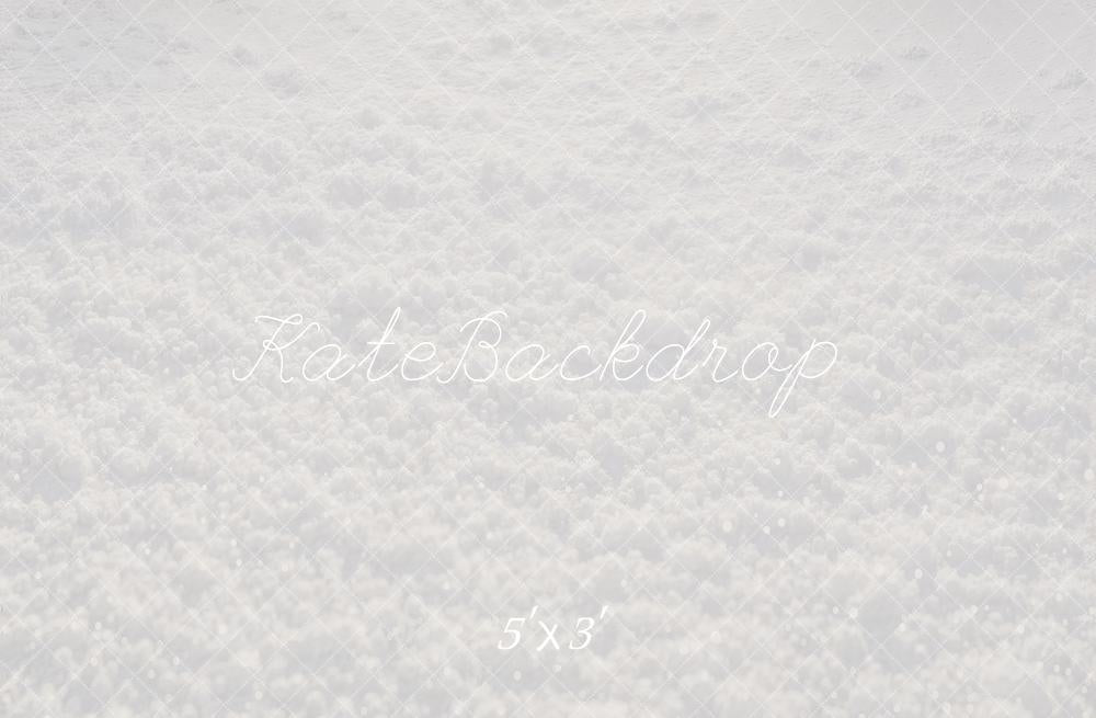 Kate Winter Snow Floor Printed Backdrop Designed by Emetselch