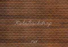 Kate Brown Wood Floor Printed Backdrop Designed by Kate Image