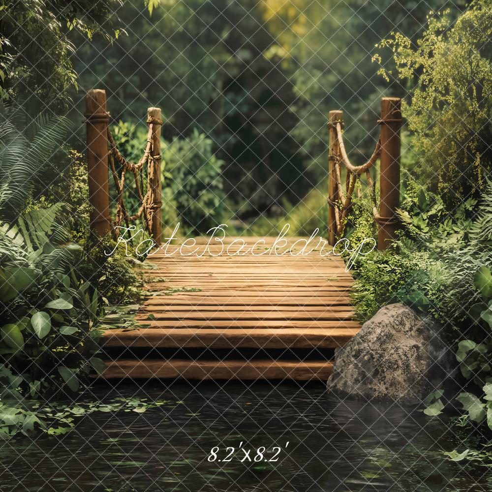 Kate Forest Bridge Lake Backdrop Designed by Emetselch