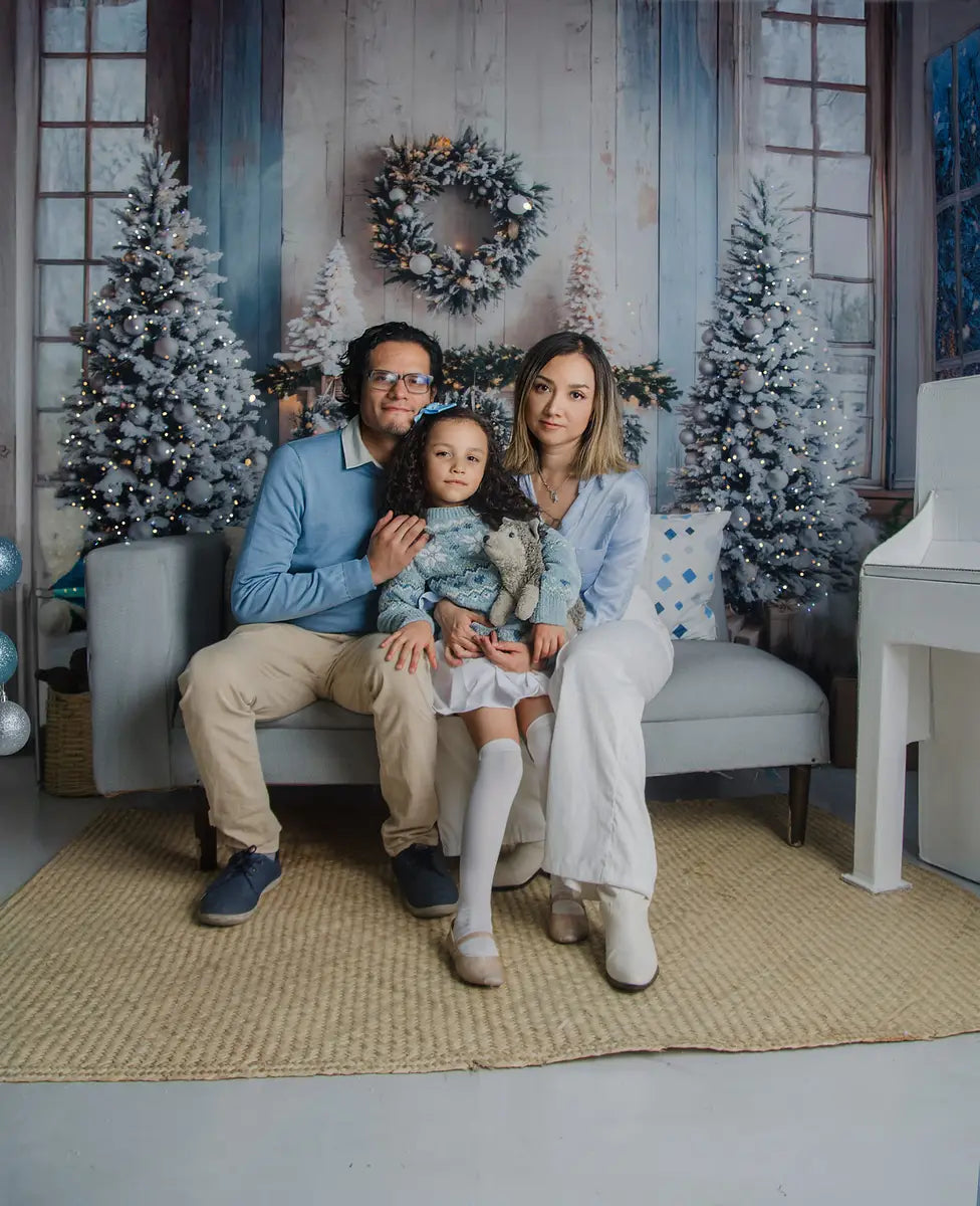 Albero di Natale camino neve sfondo Designed by Emetselch