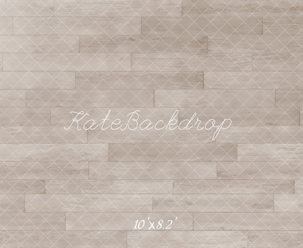 Kate Neutral Beige Retro Floor Backdrop Designed by Emetselch