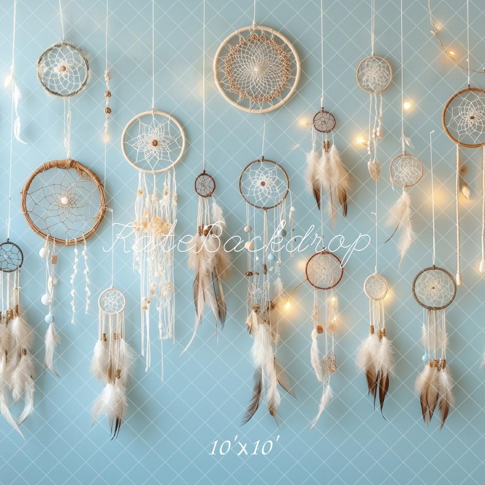 Kate Boho Dreamcatcher Lights Backdrop Designed by Patty Roberts