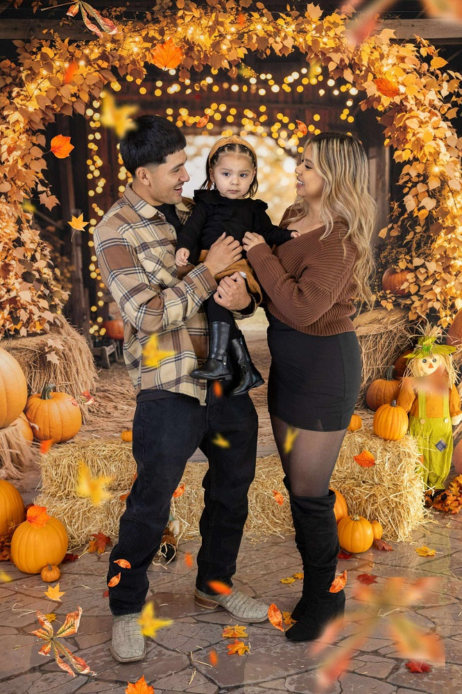 autumnページ Autumn Pumpkin Archway Harvest Backdrop