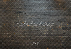 Kate Dark Wood Floor Printed Backdrop Designed by Emetselch
