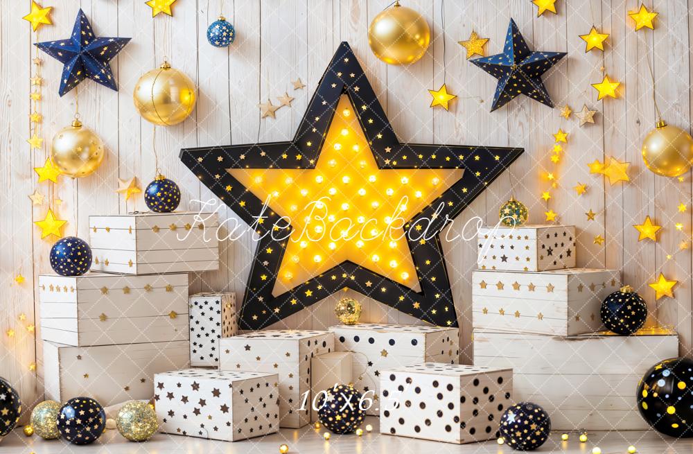 Kate Birthday Starry Night Gift Box Backdrop Designed by Emetselch
