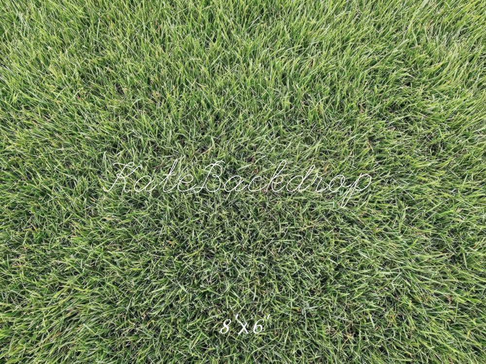 Kate Green Grass Texture Floor Backdrop Designed by Mini MakeBelieve