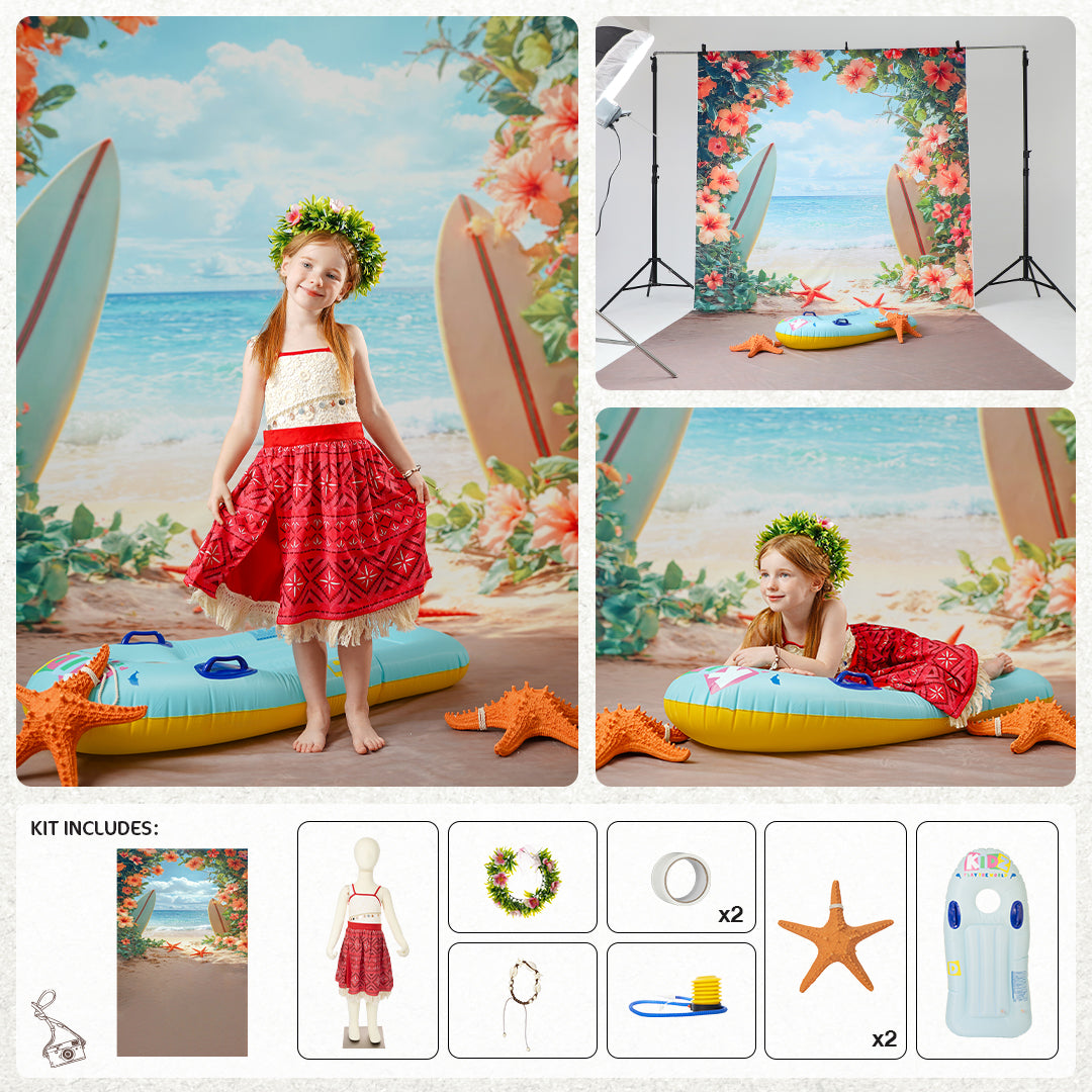 Kate Summer Beach Photo Kit Photography Backdrops&Props Themed Bundle