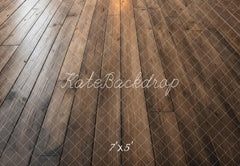 Kate Brown Wood Floor Printed Backdrop Printed Backdrop Designed by Kate Image