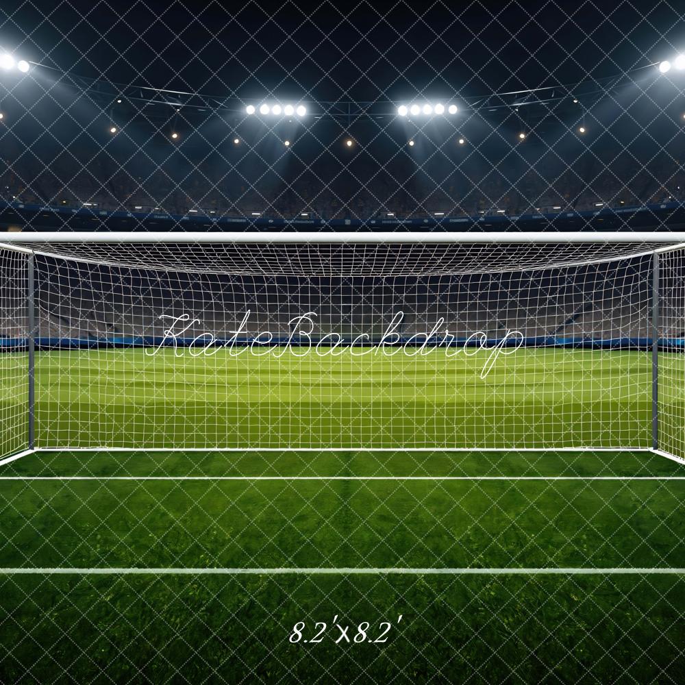 Kate Sports Soccer Field Goal Stadium Backdrop Designed by Mini MakeBelieve