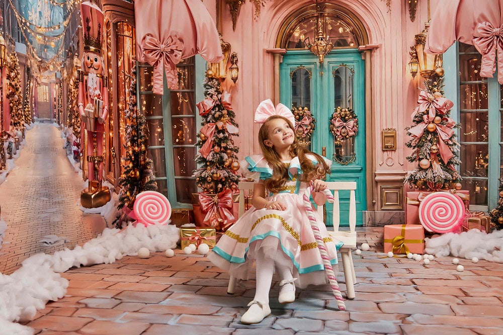 Kate Christmas Pink Candy Shop Room Set Photo Kit Photography Backdrops&Props Themed Bundle