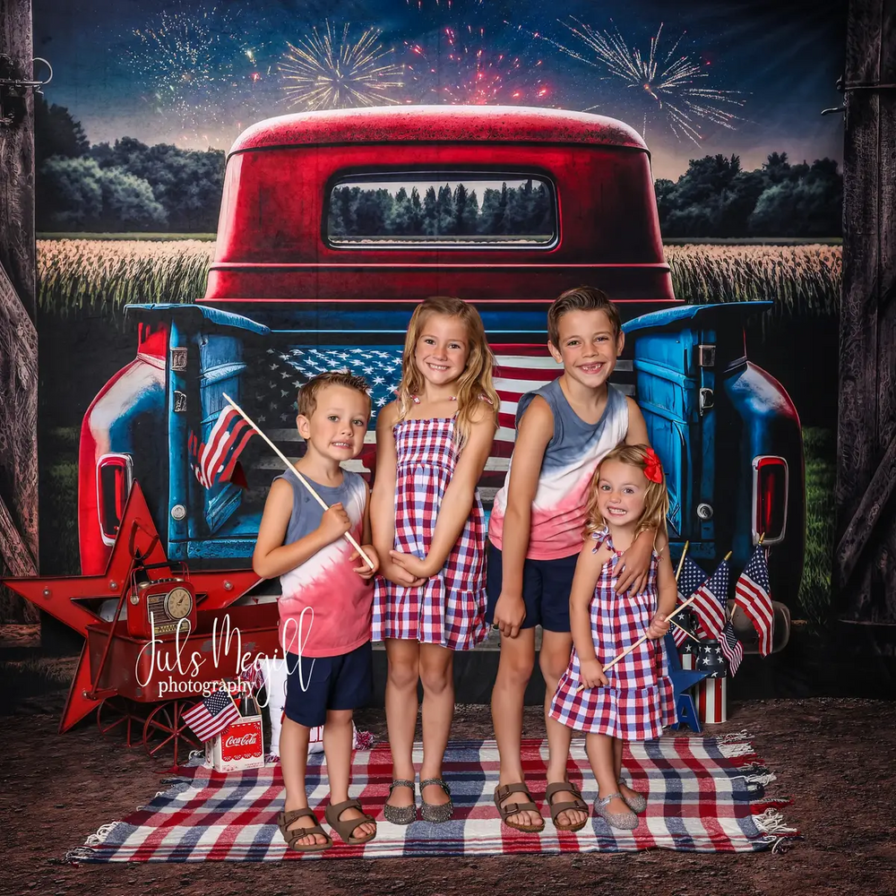 4th of july backdrop inspiration