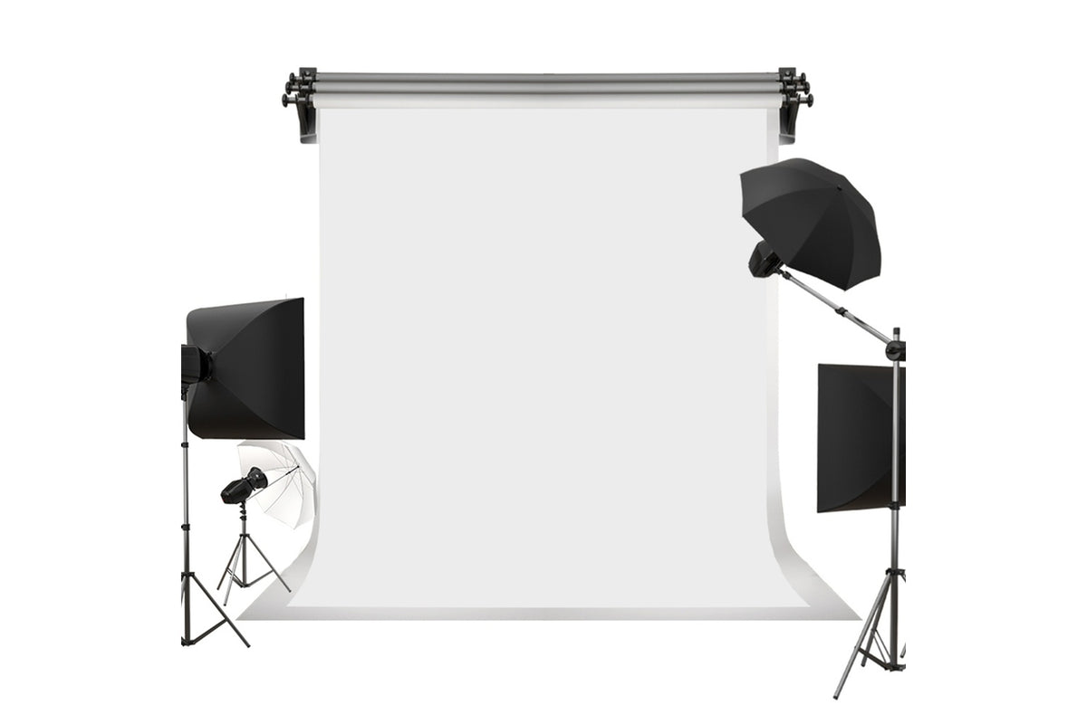 White photography backdrop