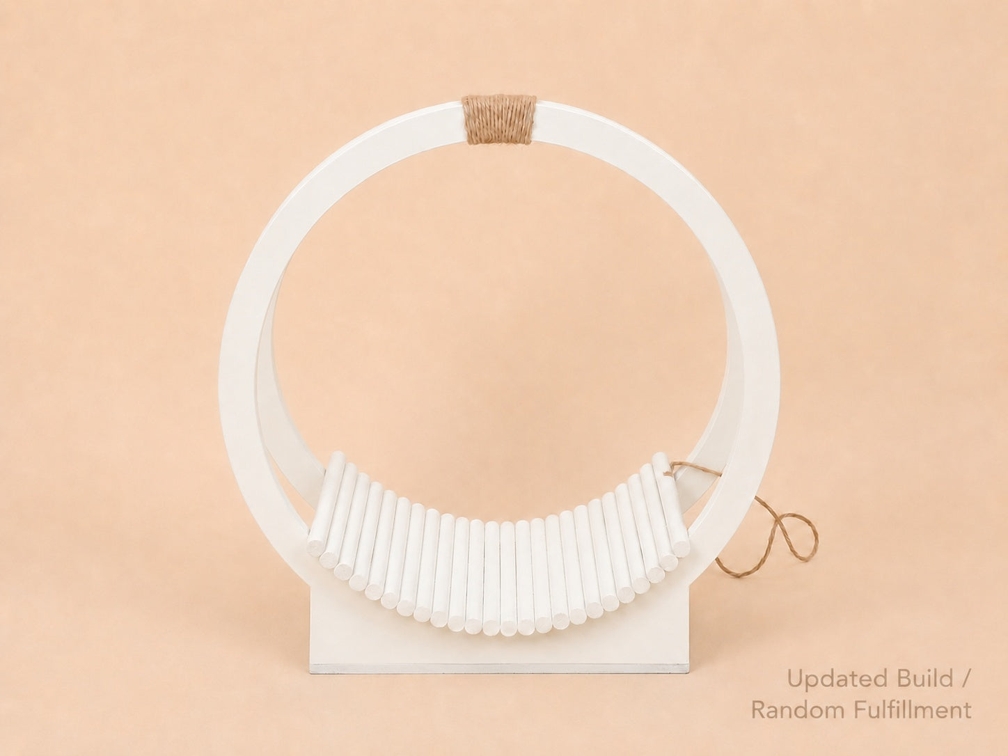Kate 'Aura' White Wooden Hoop Posing Nest | Newborn & Sitter Photo Prop