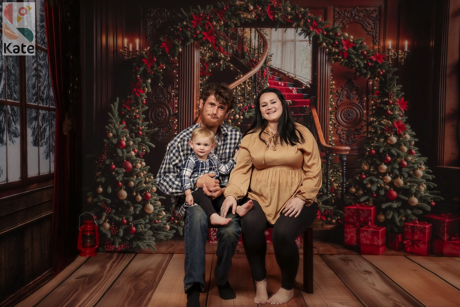 Kate Christmas Tree Arch Vintage Stairs Room Set