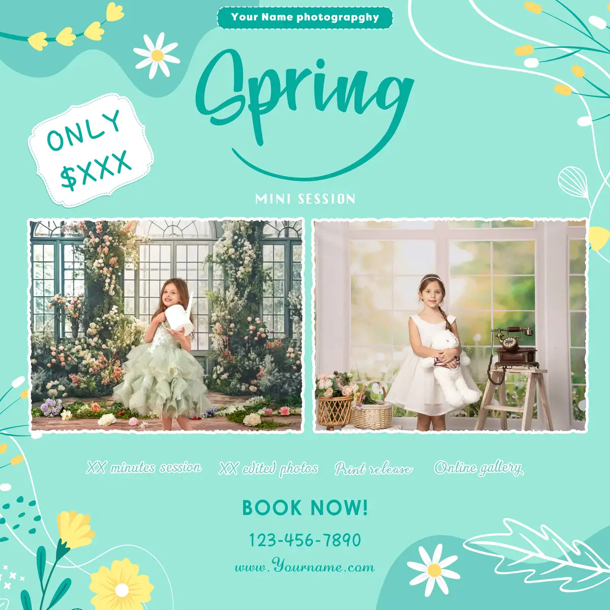 Kate Free Spring Mini Session Template For Photographers