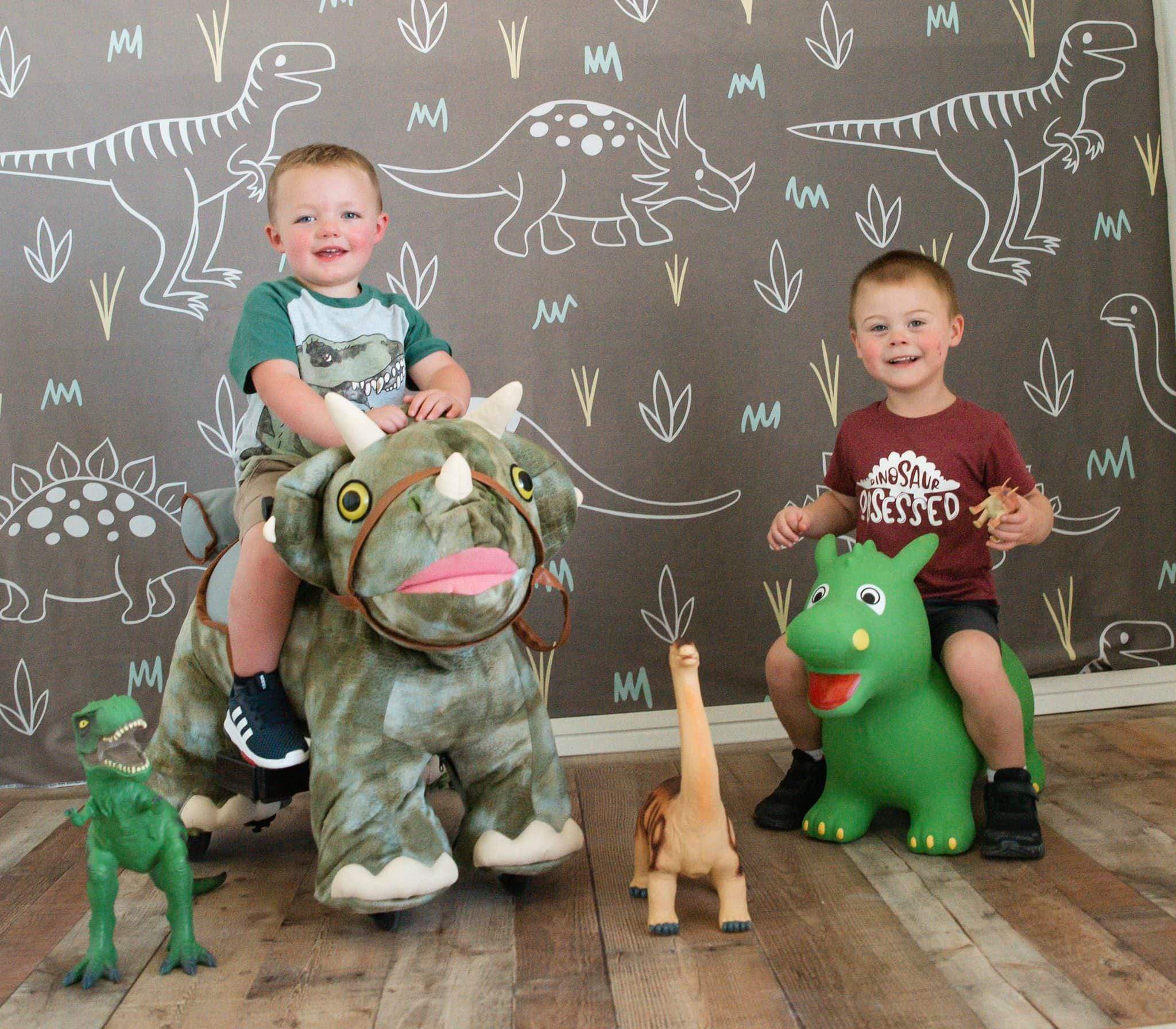 RTS Kate Dinosaur Park Children Backdrop Designed by Amanda Moffatt
