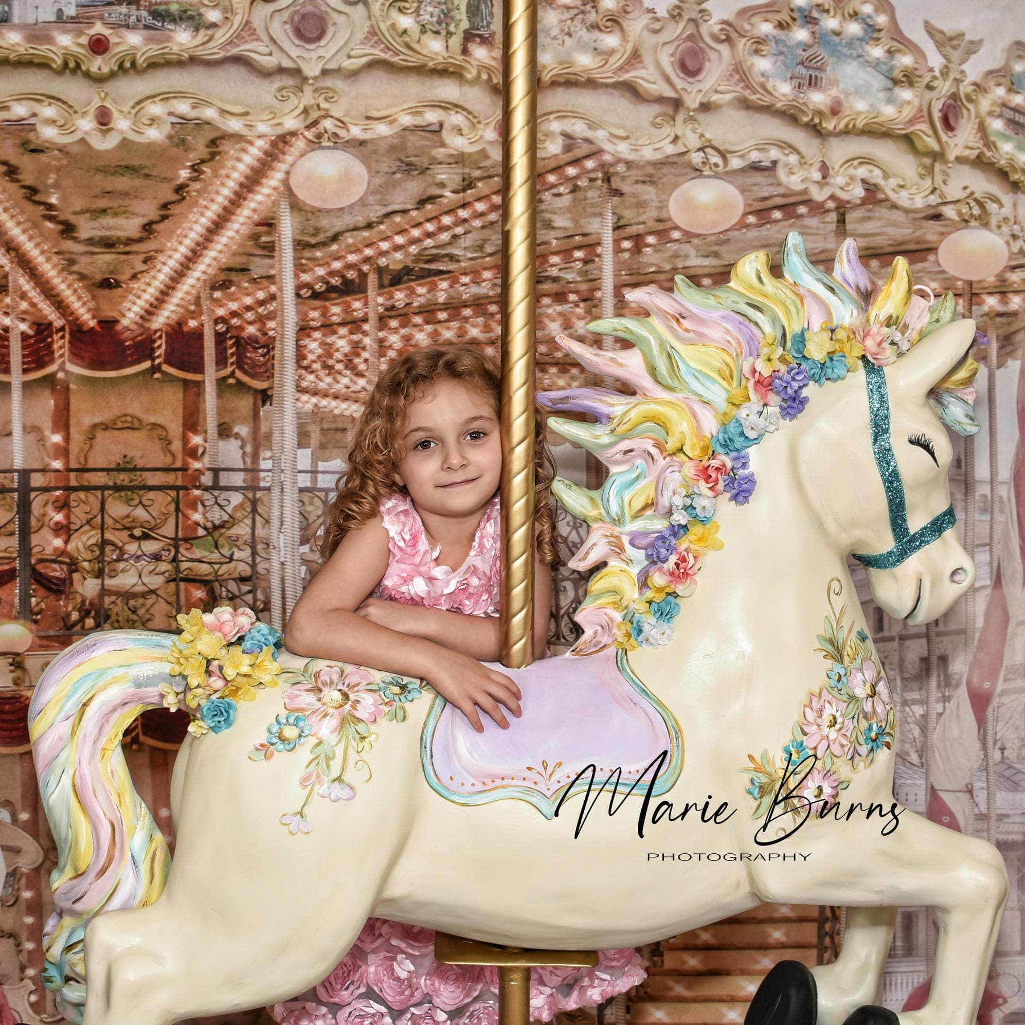 Kate Fantasy Carousel Backdrop for Photography