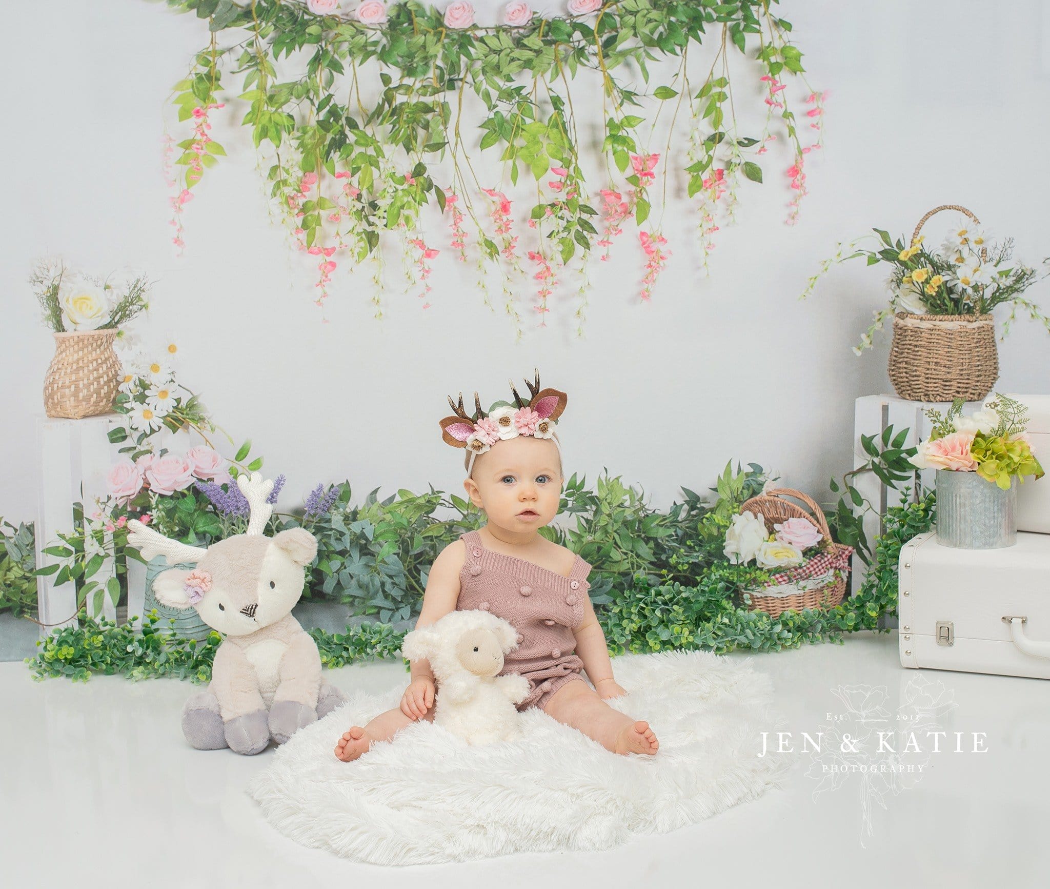 Kate Macrame Floral Spring Backdrop Designed by Jia Chan Photography