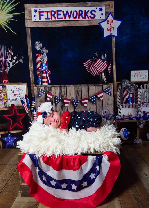 Kate 4th of July Backdrop Firework Stand Designed by Mandy Ringe Photography