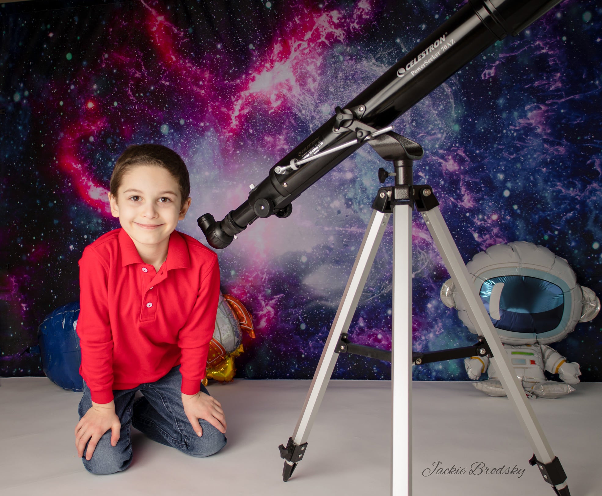 Kate Colorful Galaxy Red Outer Space  Backdrop for photography