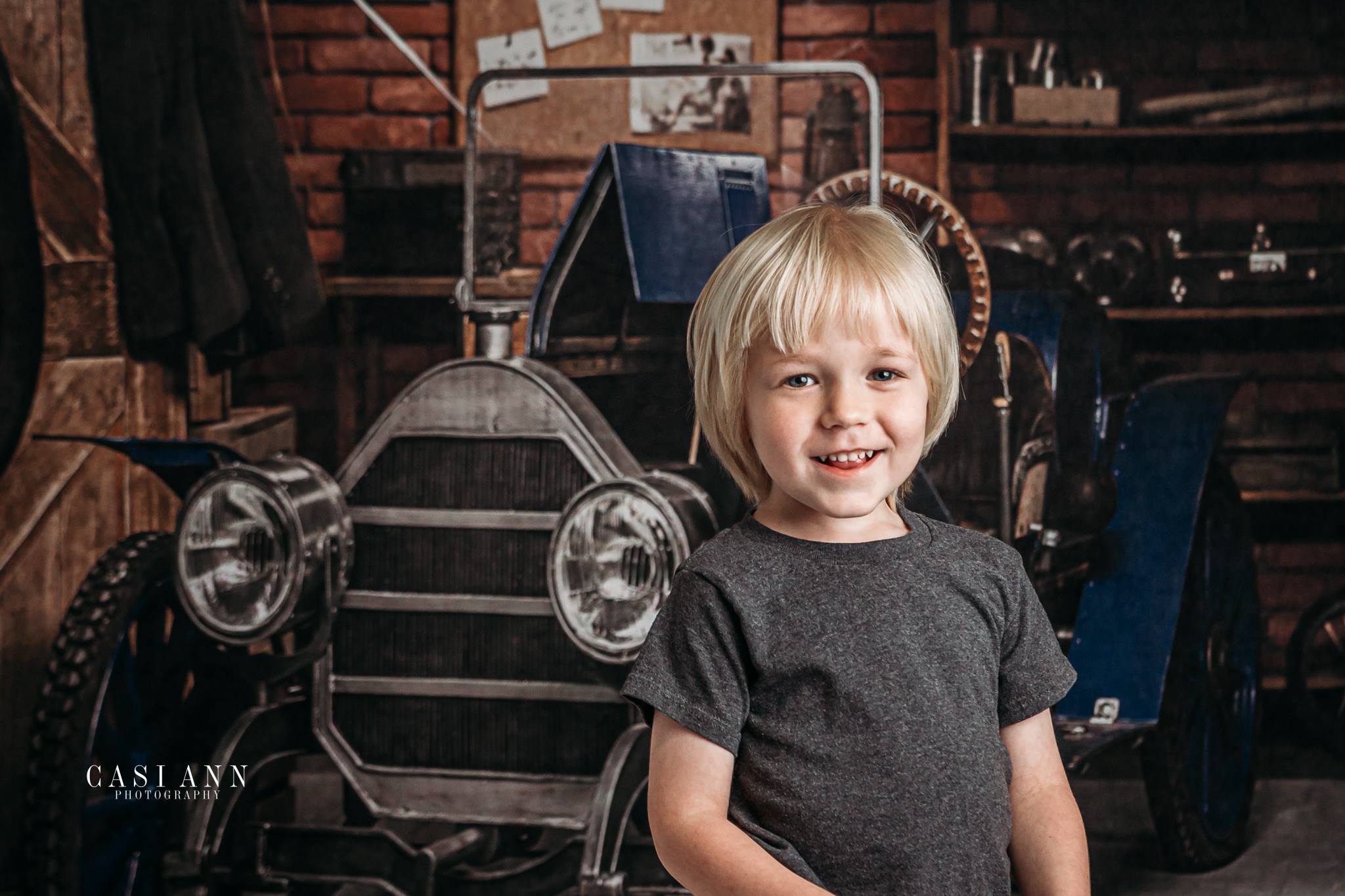 Kate Father's Day Garage Car Workshop Backdrops for Boy