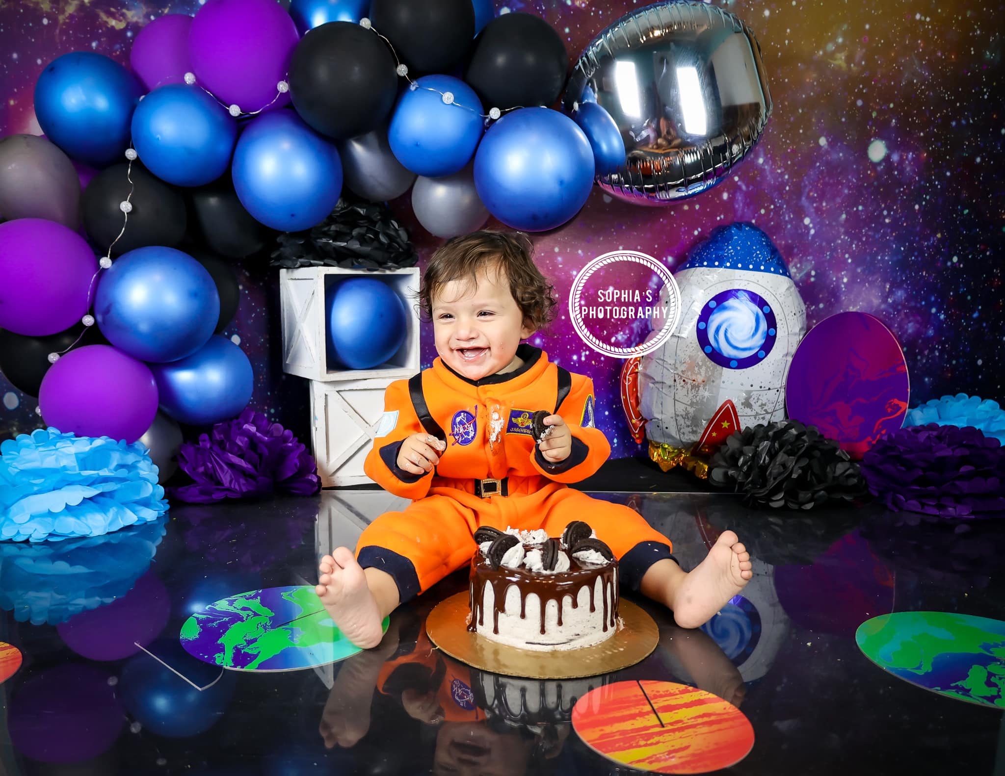 RTS Kate Colorful Galaxy Outer Space  Backdrop for photography (U.S. only)