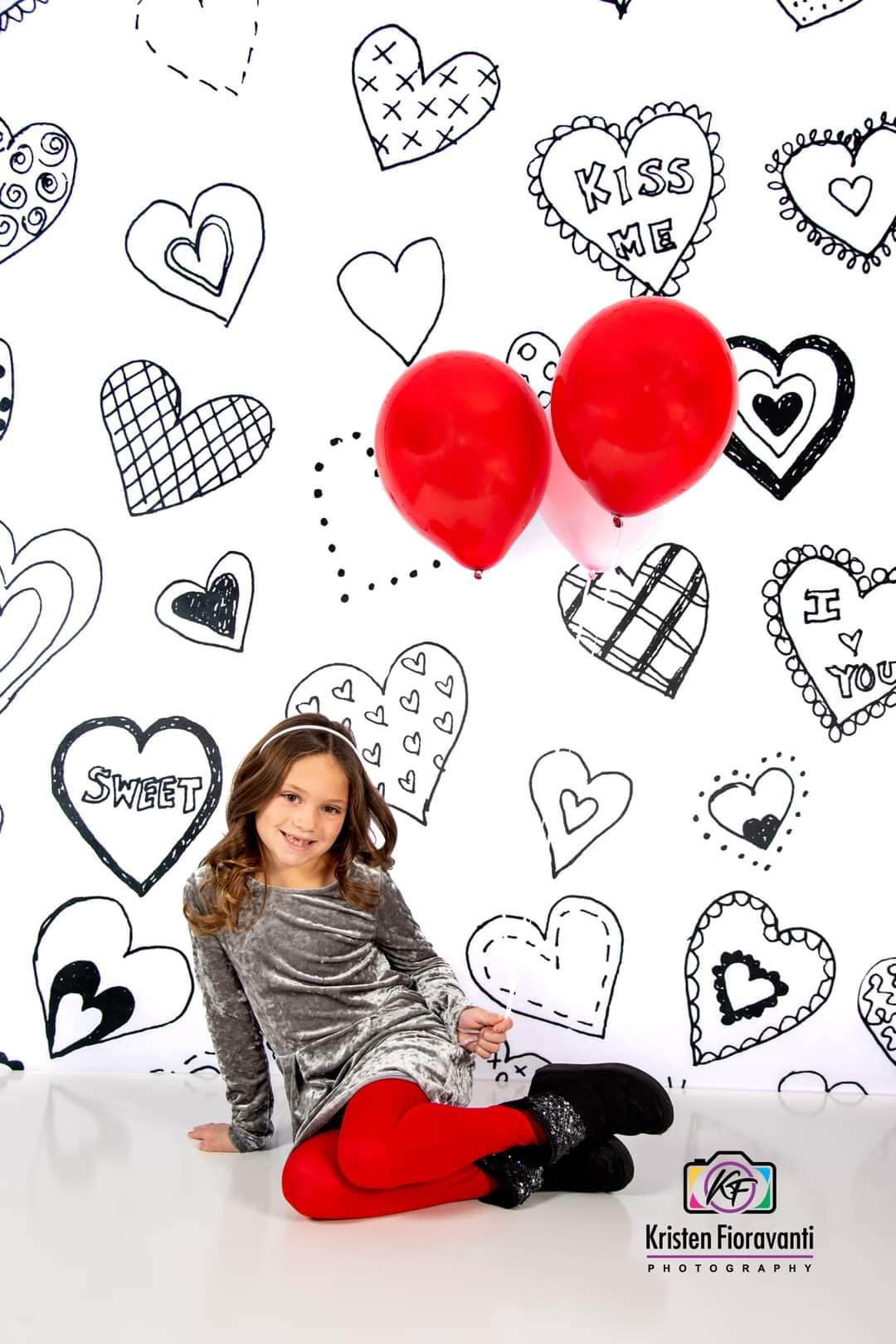 Kate Valentine's Doodles Backdrop Designed By Mandy Ringe Photography