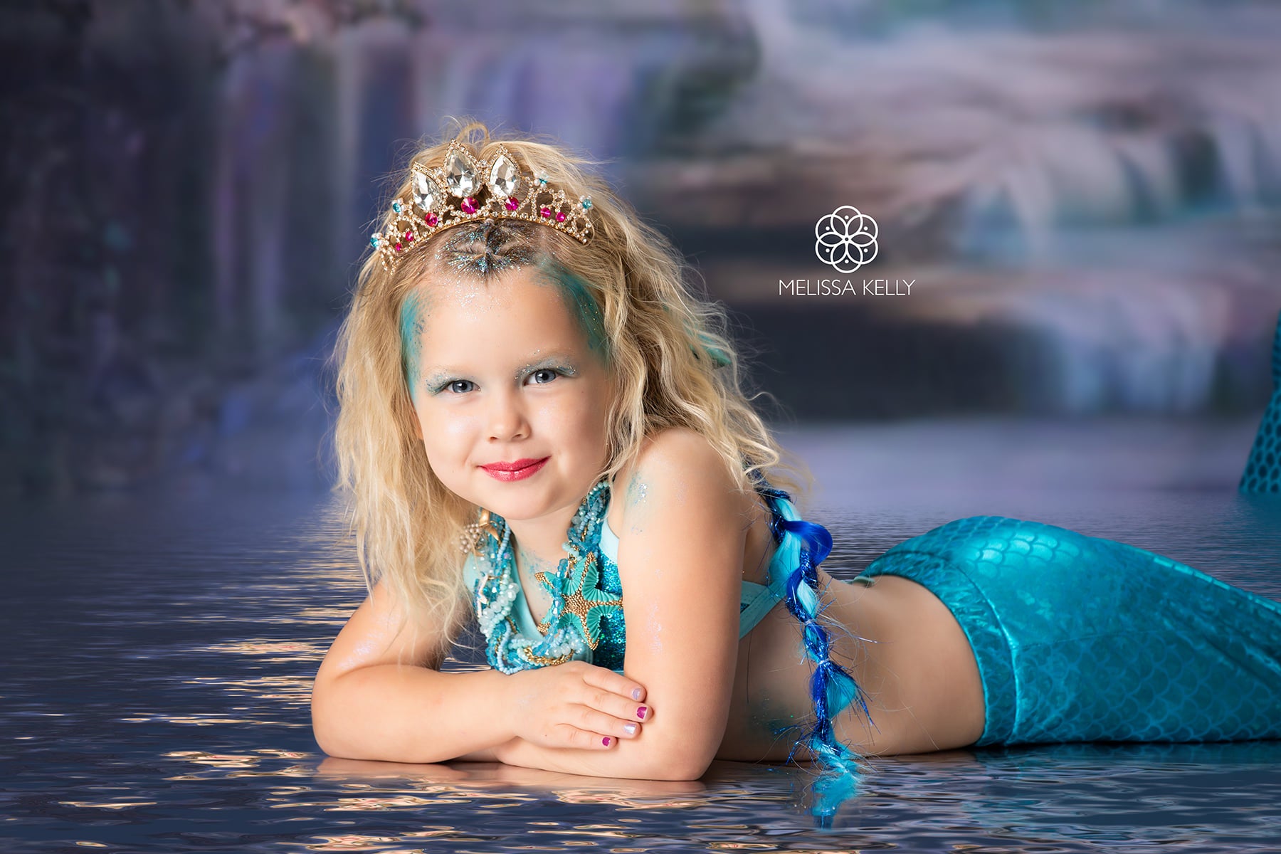 Kate Mermaid Water Summer Backdrop
