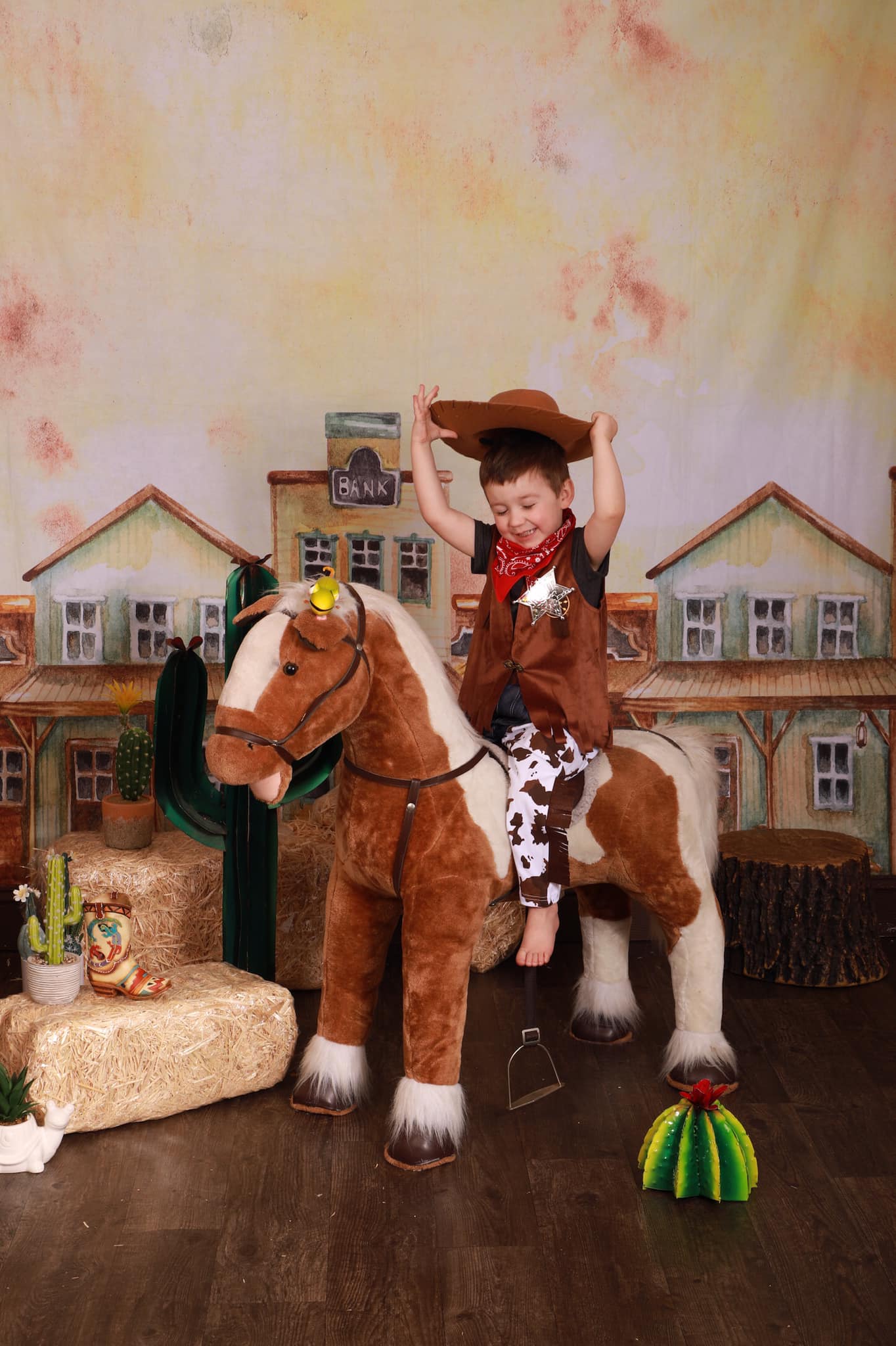 Kate  Western Town Backdrop Designed by Megan Leigh Photography