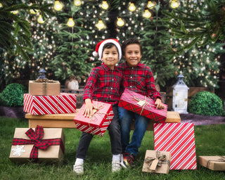 Fondo de Navidad en el parque diseñado por Emetselch