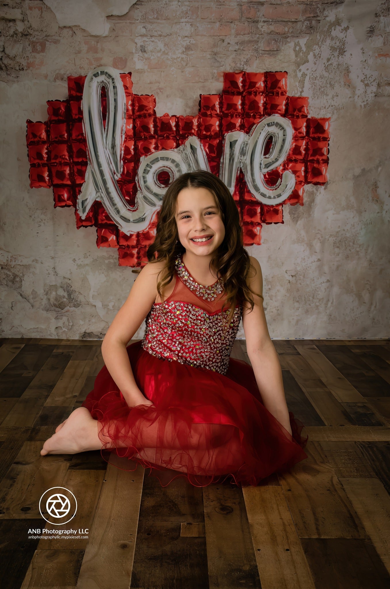 Kate Valentine's Day Love Wall Backdrop for Photography