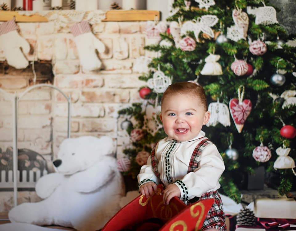 Katebackdrop鎷㈡綖Kate Tree Gift White Wall Backdrop for Christmas Photography