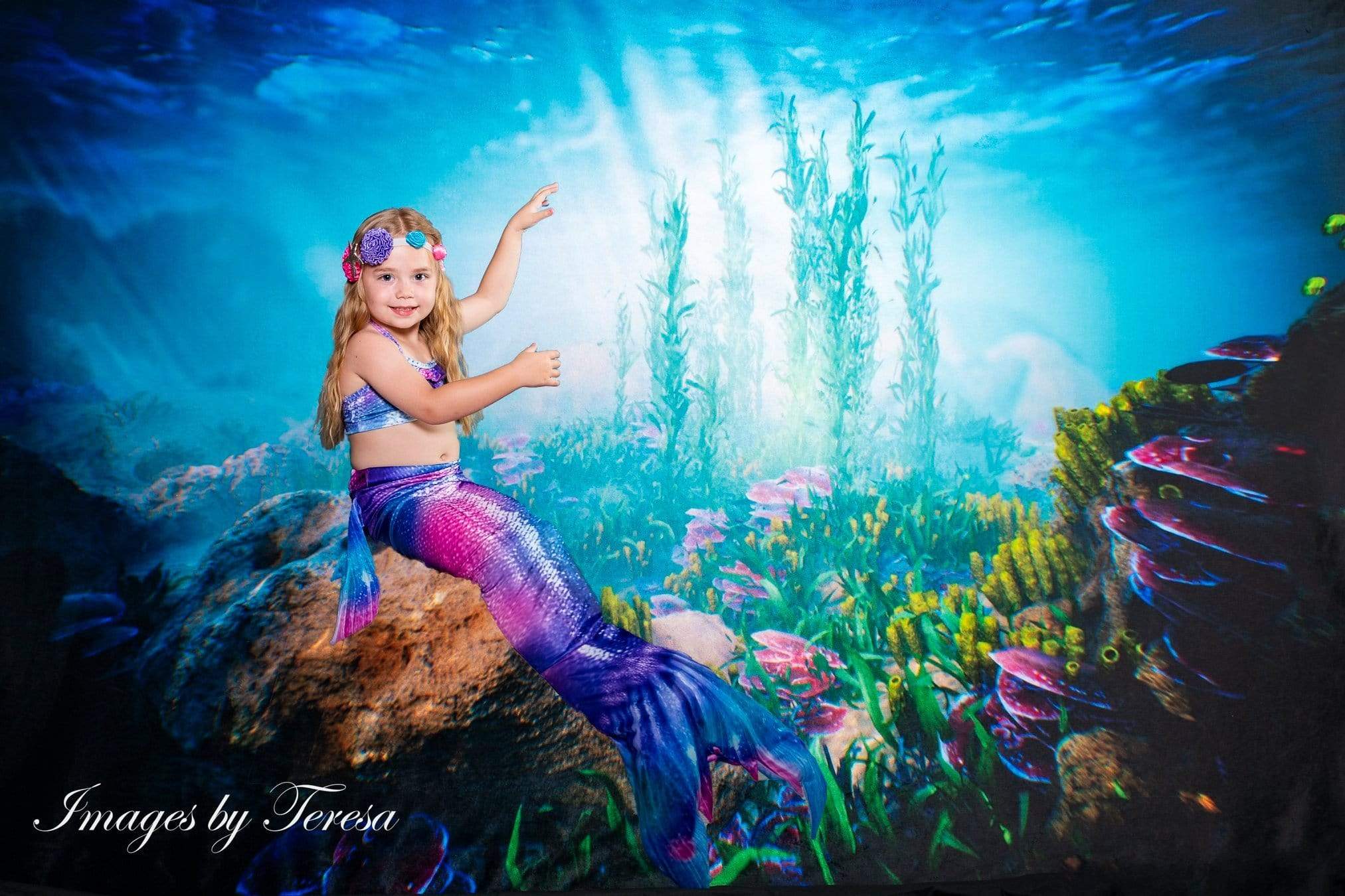 Katebackdrop鎷㈡綖Kate Sweet summer Underwater world backdrop for Photography