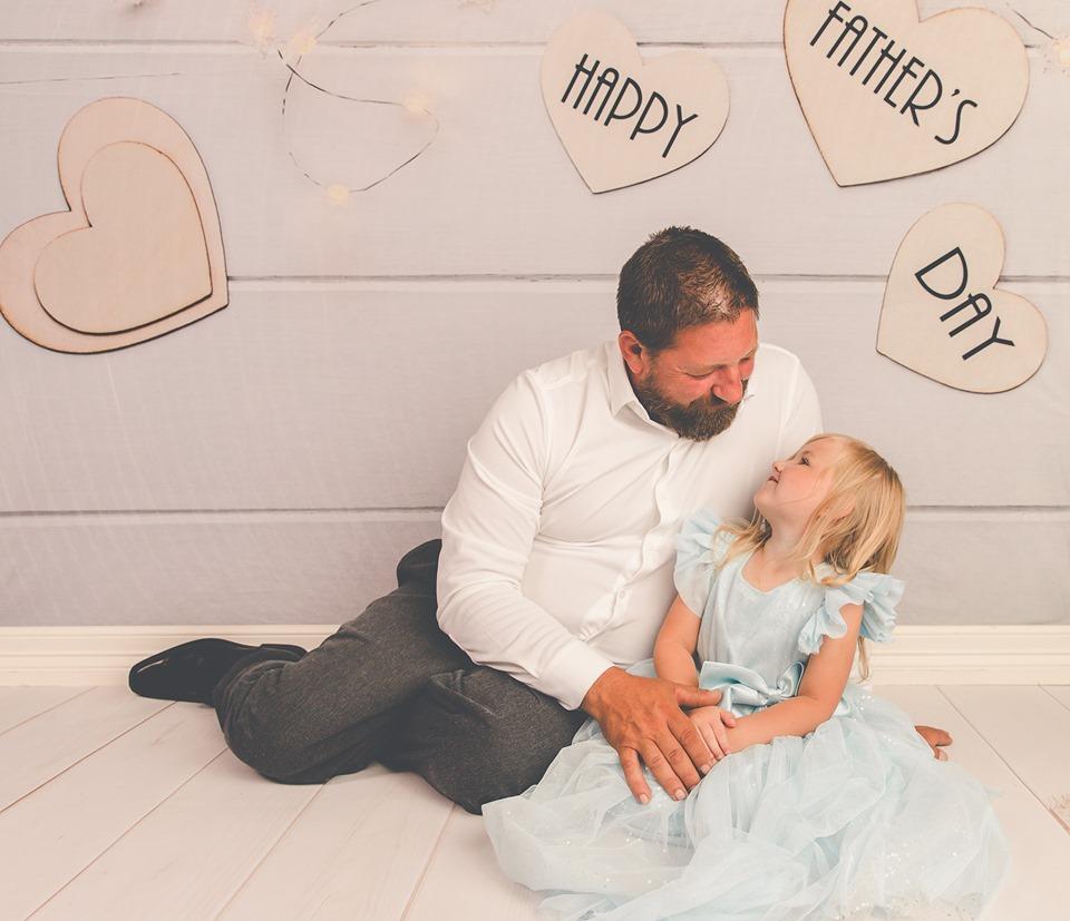 Kate Happy Father'S Day White Wood Floor Photography Backgrounds - Katebackdrop