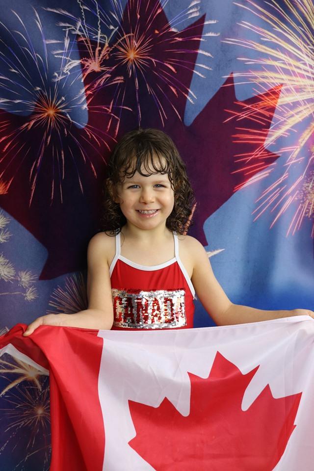 Katebackdrop£ºKate Celebrate Canada Day with Canada Flag Fireworks Backdrop for Photography
