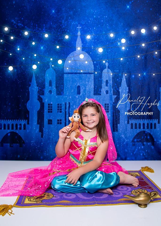 Katebackdrop£ºKate Castle Starry Sky Backdrop for Children Photography Designed By Jerry_Sina