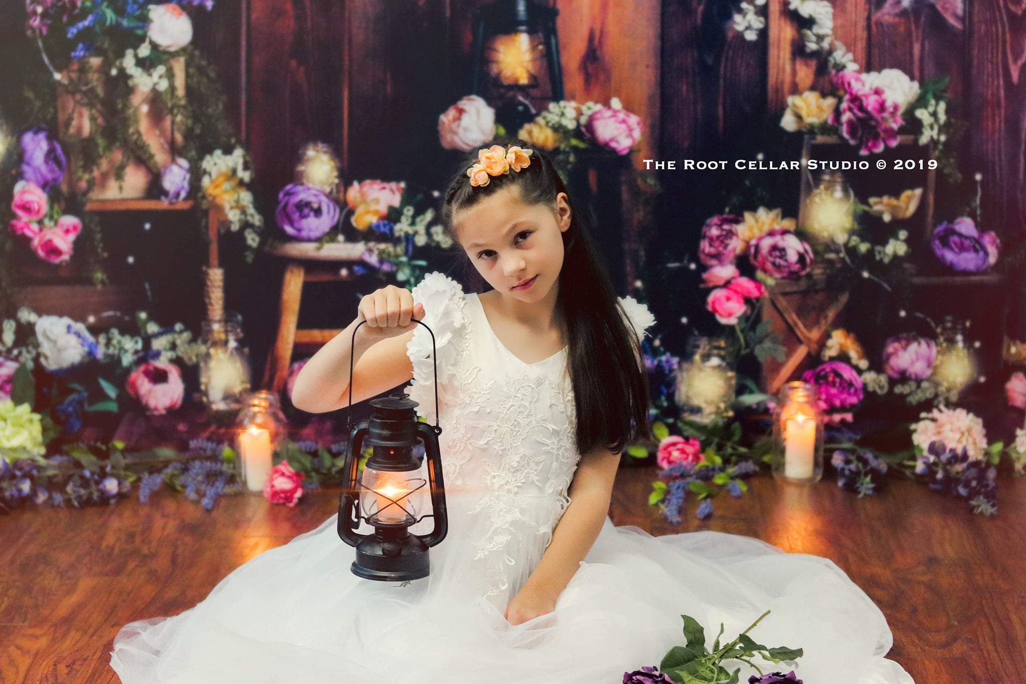 Katebackdrop£ºKate Lamps Art Floral Wooden Backdrop for Photography Designed by Megan Leigh Photography