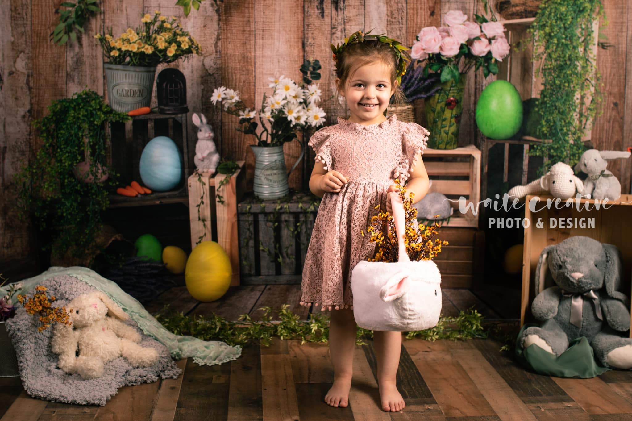 Katebackdrop鎷㈡綖Kate Spring Easter Backdrop Designed by Jia Chan Photography