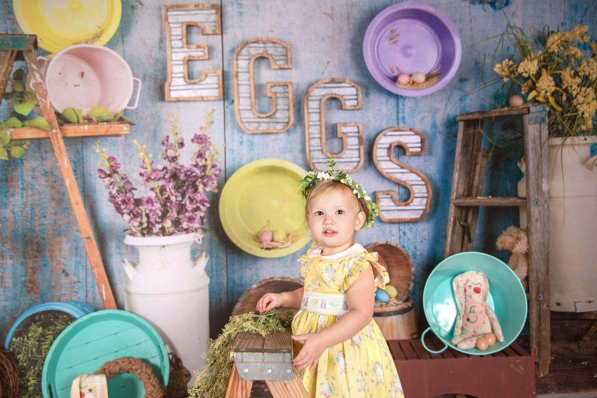 Katebackdrop£ºKate Egg-celent Easter Backdrop designed by Arica Kirby