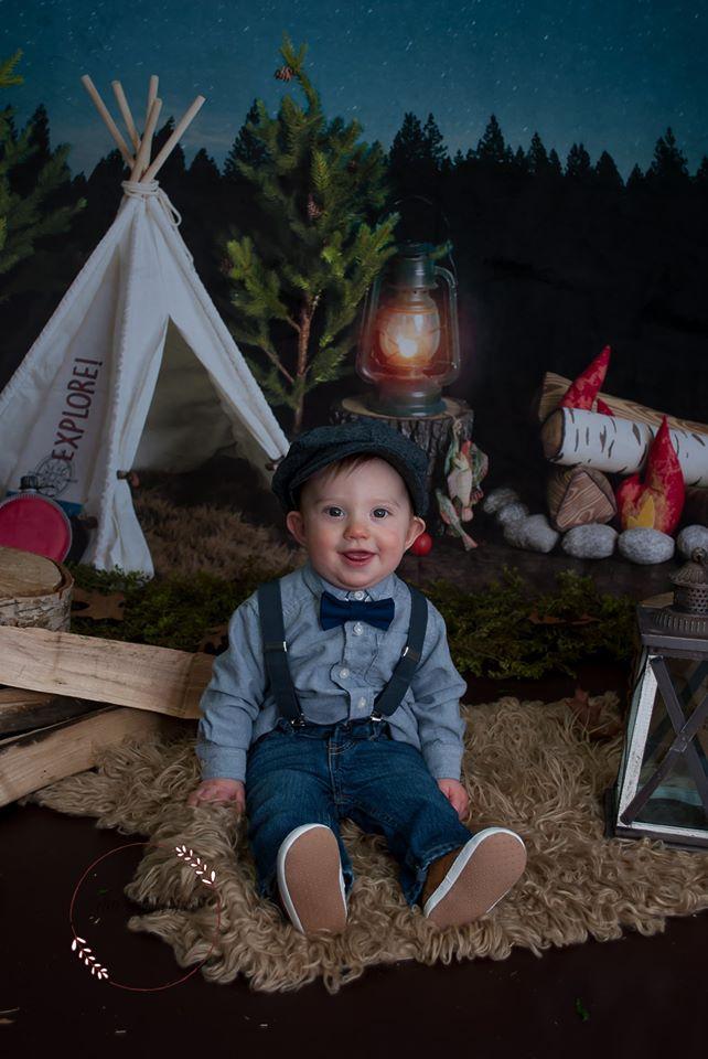Katebackdrop£ºKate Camping at Night Children Backdrop Designed By Mandy Ringe Photography