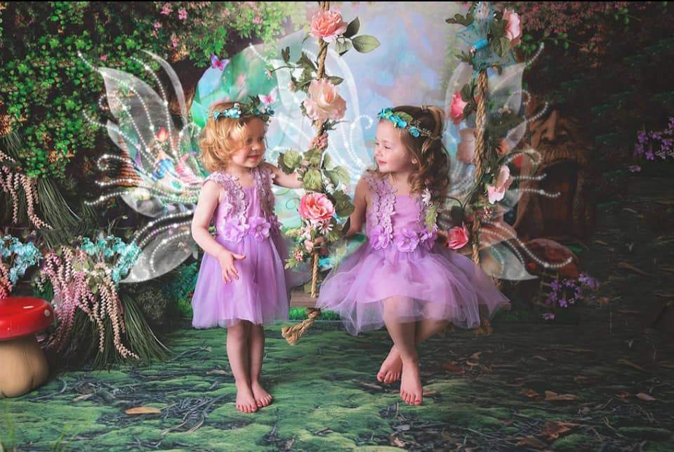 Kate Children Fairy Tale Wonderland Forest Mushrooms Backdrops - Katebackdrop
