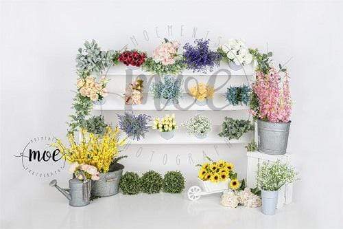 Katebackdrop鎷㈡綖Kate Flowers Shop Spring Backdrop Designed By Moements Photography