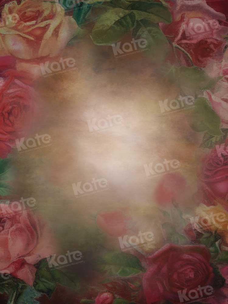 Kate Oil Painting Floral Backdrop Fine Art Designed by GQ