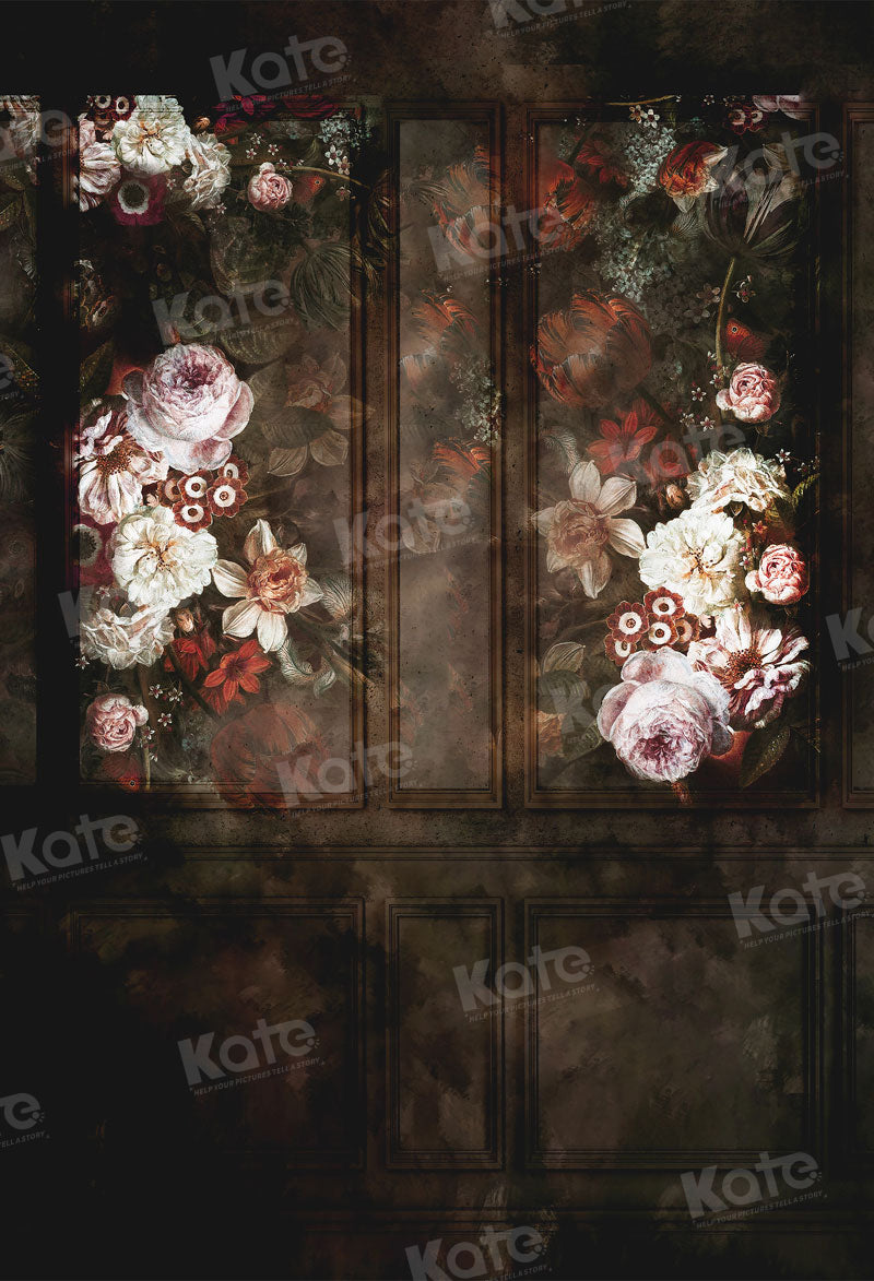 Kate Fine Art Retro Floral Wall Backdrop for Photography