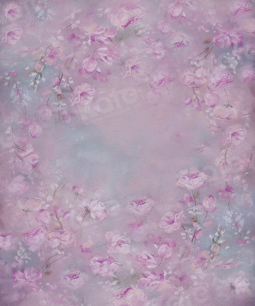 Kate Fine Art Purple Floral Backdrop for Photography