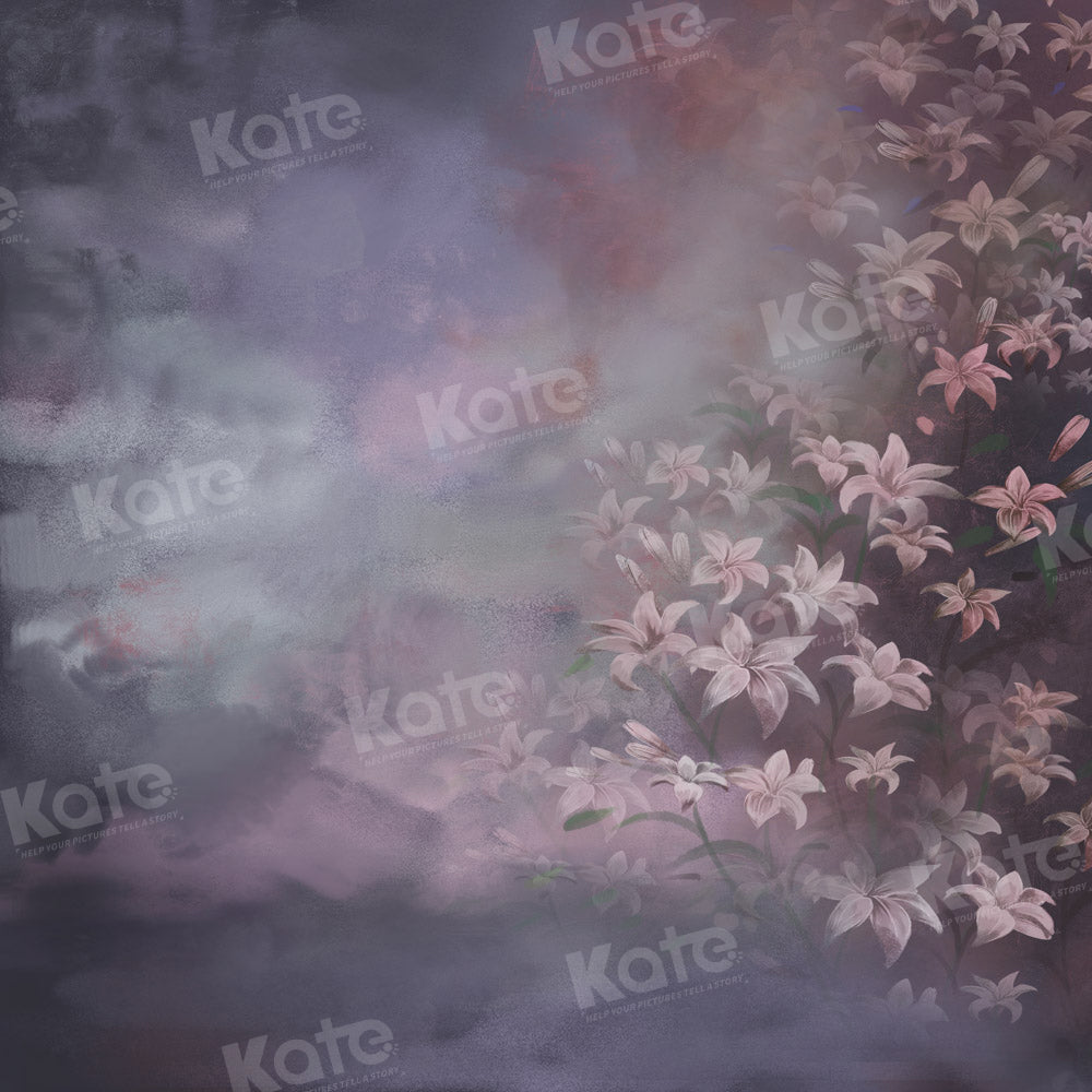 Kate Fine Art Colorful Floral Backdrop Designed by GQ