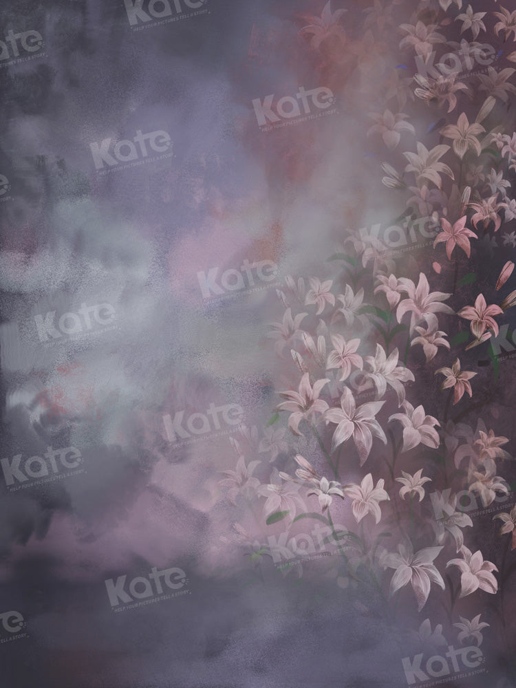 Kate Fine Art Colorful Floral Backdrop Designed by GQ