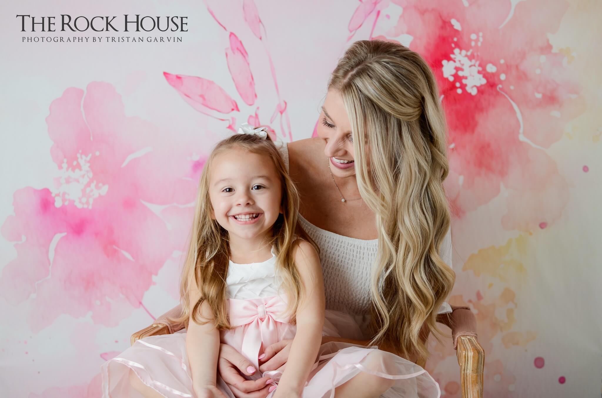 Kate Spring Pink Floral Blossoms Backdrop Designed by Patty Robert