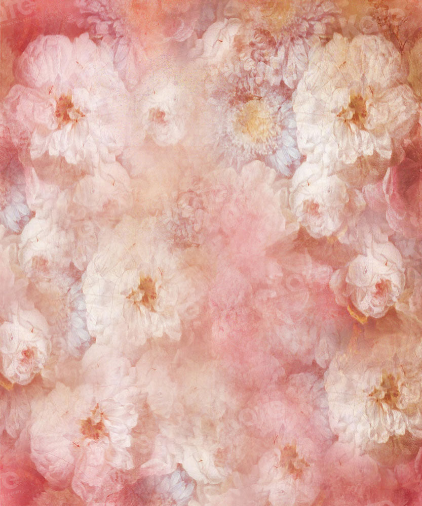 Kate Retro Fine Art Floral Backdrop Designed by GQ